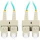 Lanberg PATCHCORD ŚWIATŁOWODOWY MM SC/UPC-SC/UPC DUPLEX 3.0MM OM3 50/125 LSZH 2M AQUA LANBERG