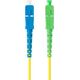 Lanberg PATCHCORD ŚWIATŁOWODOWY SM SC/APC-SC/UPC SIMPLEX 3.0MM LSZH G657A1 5M ŻÓŁTY LANBERG