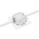 Intellinet Network Solutions Intellinet Gniazdo sieciowe podtynkowe 2x RJ45 Cat6 10G, STP, białe