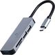 HUB USB Gembird 1x SD 1x TF  + 3x USB-A 2.0 3.2 Gen1 (UHB-CM-CRU3P1U2P2-01)