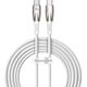 Kabel USB Baseus USB-C - USB-C 2 m Biały (CADH000802)