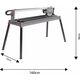 Graphite Przecinarka do glazury 1200W, 230x25, zakres ciecia 1000 mm 59G891