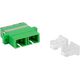 Lanberg Adapter światłowodowy SM SC/APC duplex zaślepka przezroczysta 20 sztuk