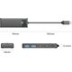 HUB USB Orico PAPW2AC-C3-015-BK-EP 2x USB-C  + 2x USB-A 3.0 (PAPW2AC-C3-015-BK-EP)