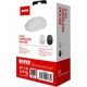 Mysz Marvo Marvo Mysz WM103WH, 1600DPI, 2.4 [GHz], optyczna, 4kl., bezprzewodowa, biała, 1 szt AA, biurowa, cicha