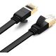 Ugreen Płaski kabel sieciowy UGREEN NW106 Ethernet RJ45, Cat.7, STP, 3m (czarny)