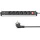 Listwa zasilająca Digitus Listwa zasilajšca biurowa 45° 6 gniazd, 2xUSB-A 1xUSB-C (5V/3,4A) możliwoć obrotu o 180°, aluminiowa, z zaciskiem na blat
