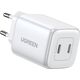 Ładowarka Ugreen CD294 2x USB-C  (15327)