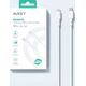 Kabel USB Aukey USB-C - Lightning 1.8 m Biały (CB-SCL2)