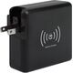 Szybkozłączka Prestigio Manhattan cestovní nabíječka a powerbanka, 4-in-1, 8.000 mAh,  Interchangeable US/EU/UK Plugs, černá