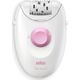 Depilator Braun Braun Silk-épil 1 1-000 biało-różowy
