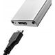 Kieszeń Qoltec Obudowa/kieszeń Qoltec na dysk M.2 SSD | SATA | NGFF | USB 3.0 | Super speed 5Gb/s | 2TB | Srebrny