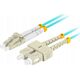 Lanberg Patchcord światłowodowy Lanberg MM LC/UPC-SC/UPC DUPLEX 3.0MM OM3 50/125 LSZH 5m aqua