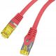 Lanberg Patchcord Lanberg S/FTP kat.6A 3m LSZH CU fluke passed czerwony