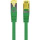 Lanberg Patchcord Lanberg S/FTP kat.6A 5m LSZH CU fluke passed zielony