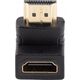Adapter AV Lanberg Adapter Lanberg HDMI(M) -> HDMI(F) 4K kątowy dół czarny
