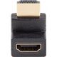 Adapter AV Lanberg Adapter Lanberg HDMI(M) -> HDMI(F) 4K kątowy góra czarny
