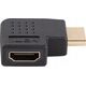 Adapter AV Lanberg Adapter Lanberg HDMI(M) -> HDMI(F) 4K kątowy prawo czarny