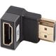Adapter AV Lanberg Adapter Lanberg HDMI(F)->HDMI(F) 8K kątowy dół aluminimum srebrny