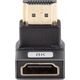Adapter AV Lanberg Adapter Lanberg HDMI(F)->HDMI(F) 8K kątowy dół aluminimum srebrny