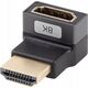Adapter AV Lanberg Adapter Lanberg HDMI(F)->HDMI(F) 8K kątowy góra aluminimum srebrny