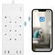 LogiLink LogiLink 6 gniazd Wi-Fi smart 1.8m biała
