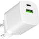 Ładowarka Art ŁADOWARKA SIECIOWA GaN PD/QC 4.0 1x USB-C 1x USB-A 30W ART
