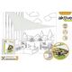 Aktive POLIESTER TRIANGLE GARDEN CANO