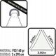 Aktive POLIESTER TRIANGLE GARDEN CANO