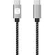 Kabel USB 2.0 Typ-C USB-C 1m 3A Szybkie Ładowanie w Oplocie
