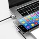 Techly Kabel USB 2.0 Typ-C USB-C Kątowy 1m 3A do Szybkiego Ładowania