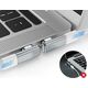 Beline Adapter magnetyczny USB-C 100W     srebrny/silver DAC BLNAM01