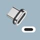 Beline Adapter magnetyczny USB-C 100W     srebrny/silver DAC BLNAM01