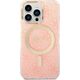 Ładowarka Guess Zestaw Guess etui + ładowarka bezprzewodowa GUBPP13LH4EACSP Apple iPhone 13 Pro różowy/pink hard case 4G Print MagSafe