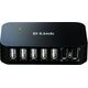 HUB USB D-Link 7x USB-A 2.0 (DUBH7)