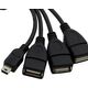 HUB USB Esperanza 1x miniUSB męski  + 3x USB-A 2.0 (EA-114)