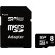 Karta Silicon Power MicroSDHC 8 GB Class 10  (SP008GBSTH010V10-SP)