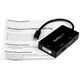 Adapter AV StarTech DisplayPort Mini - HDMI - D-Sub (VGA) - DVI-D czarny (MDP2VGDVHD)