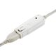 Kabel USB Roline USB-A - 12 m Biały (12.04.1086)