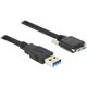 Kabel USB Delock USB-A - 1 m Czarny (83597)
