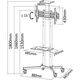 Neomounts Stojak podłogowy PLASMA-M1700E 32'' - 55''