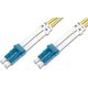 Digitus Patchcord światłowodowy, LC/LC, 125µm, Duplex, 2m, żółty (DK-2933-02)