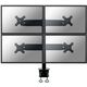 Neomounts Uchwyt biurkowy na 4 monitory 19" - 30" (FPMA-D700D4)