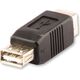 Adapter USB Lindy USB - USB-B Czarny  (71228)