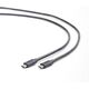Kabel USB Gembird USB-C - USB-C 1 m Czarny (CCP-USB3.1-CMCM-1M)