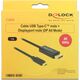 Kabel USB Delock USB-C - DisplayPort 1 m Czarny (85255)