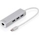 HUB USB Digitus 1x RJ-45  + 3x USB-A 3.0 (DA-70255)