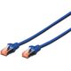 Digitus Patchcord CAT6, S-FTP, 0.25m, niebieski, 10 sztuk (DK-1644-0025-B-10)