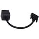 Gembird pasywny adapter/splitter DVI męski do 2x VGA żeński, 0.3m, czarny (A-DVI-2VGA-01)