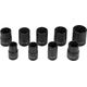 Yato Zestaw wykrętaków do obrobionych śrób 3/8" 10-19mm 10szt. (YT-0603)